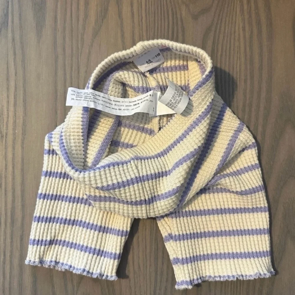 ZARA TODDLER GIRL STRIPED KNIT T-SHIRT AND SHORTS NWOT